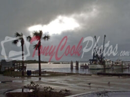 Ship in the Harbor – Rainy Day – Daytona