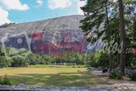 Stone Mountain Front View With Carving