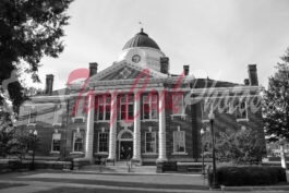 Early County Courthouse – Black & White Photo – Front View