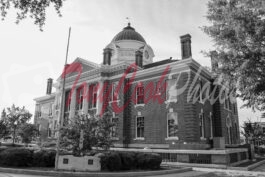 Early County Courthouse – Black & White Photo – Front Side