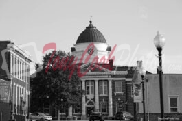 Early County Courthouse – Black & White Photo