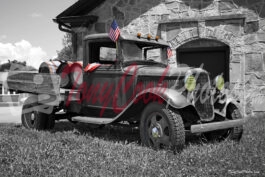 Old Distillery Truck Dillard Georgia (Color & Black & White Photo Combined)