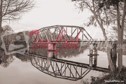 B'bridge Train Trestle Photo#9894E Copy Soft Sepia