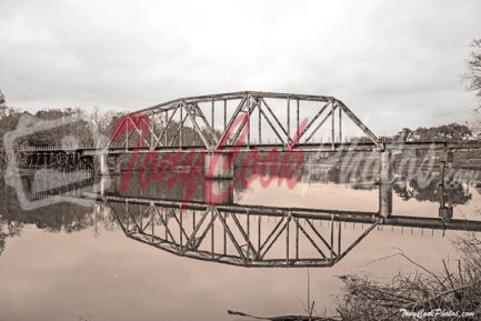 B'bridge Train Trestle Photo#9901E Sepia 720 Tcp